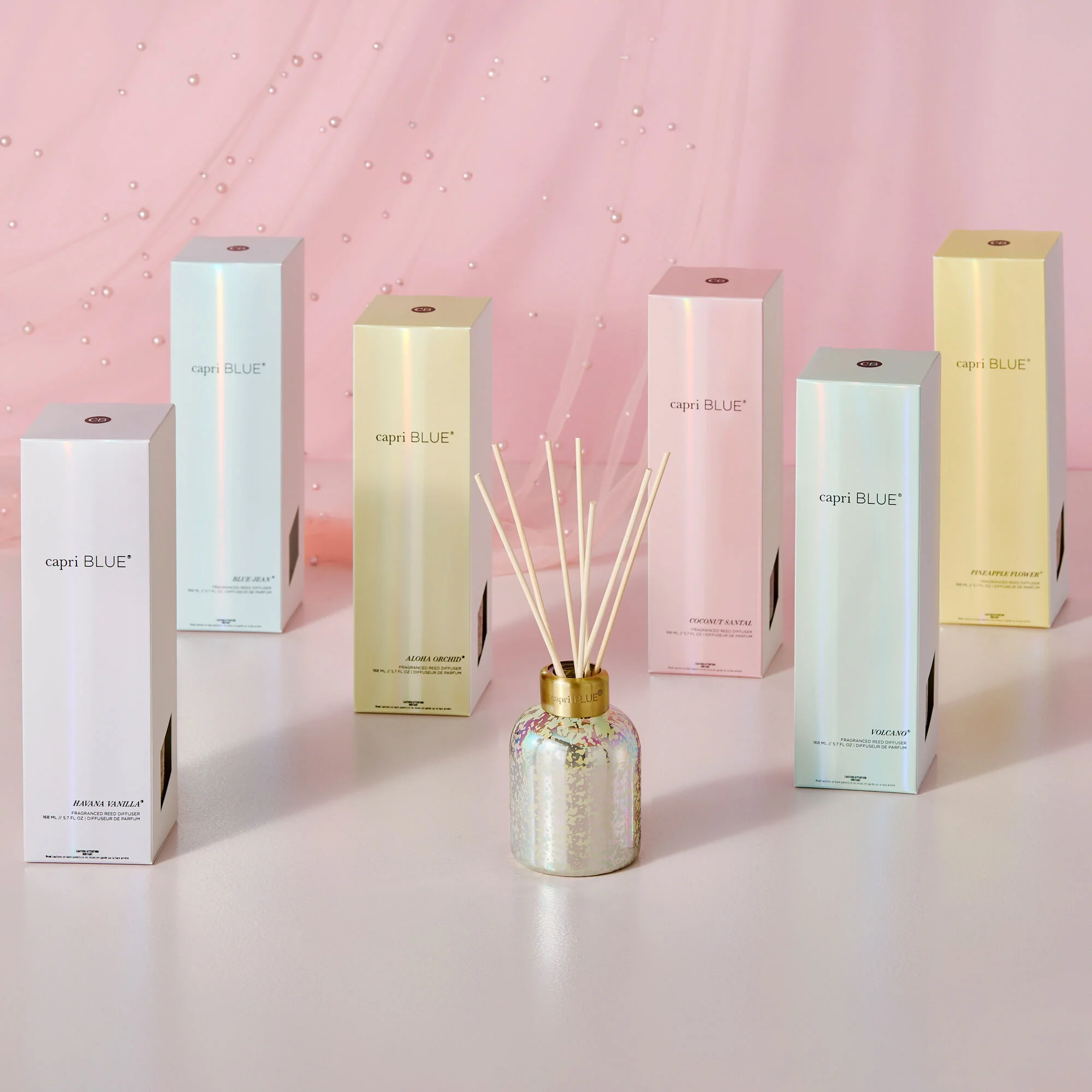 Aloha Orchid Mercury Iridescent Petite Reed Diffuser - Image 3