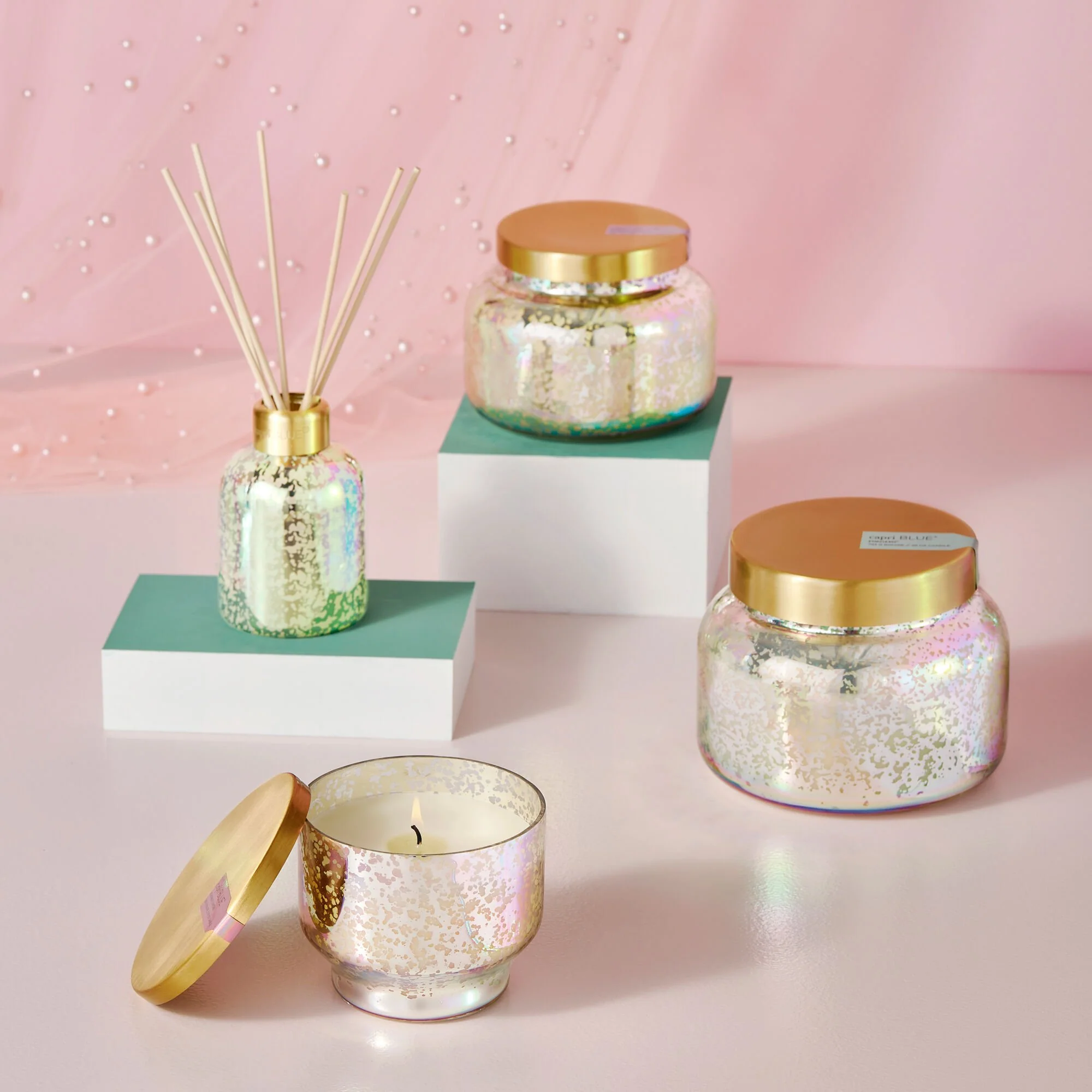 Aloha Orchid Mercury Iridescent Petite Reed Diffuser - Image 4