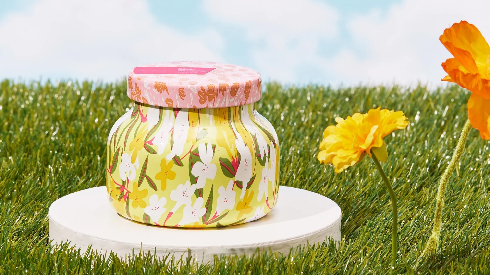 Aloha Orchid Pattern Play Petite Candle - Image 3