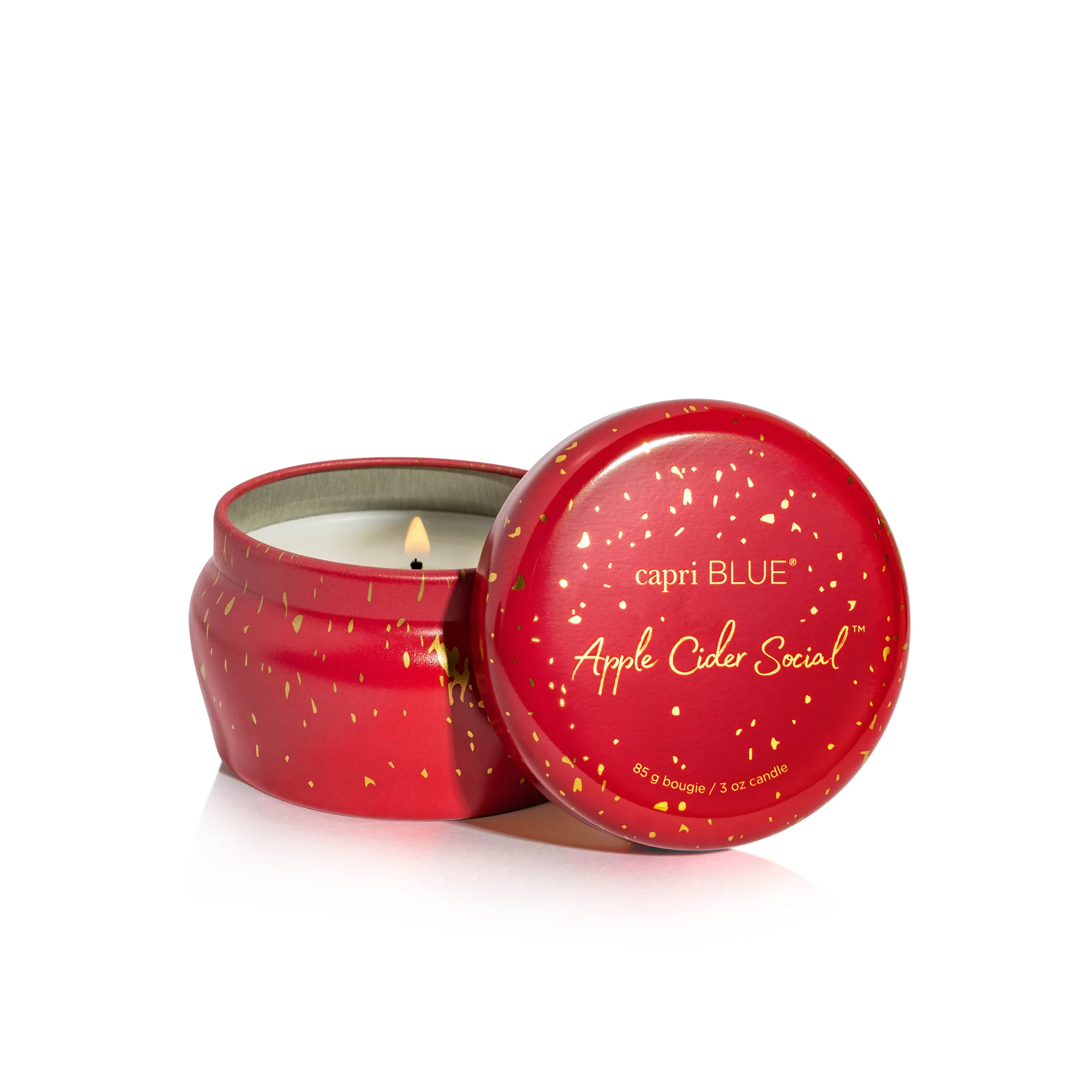 Apple Cider Social Glimmer Mini Tin Candle - Image 5