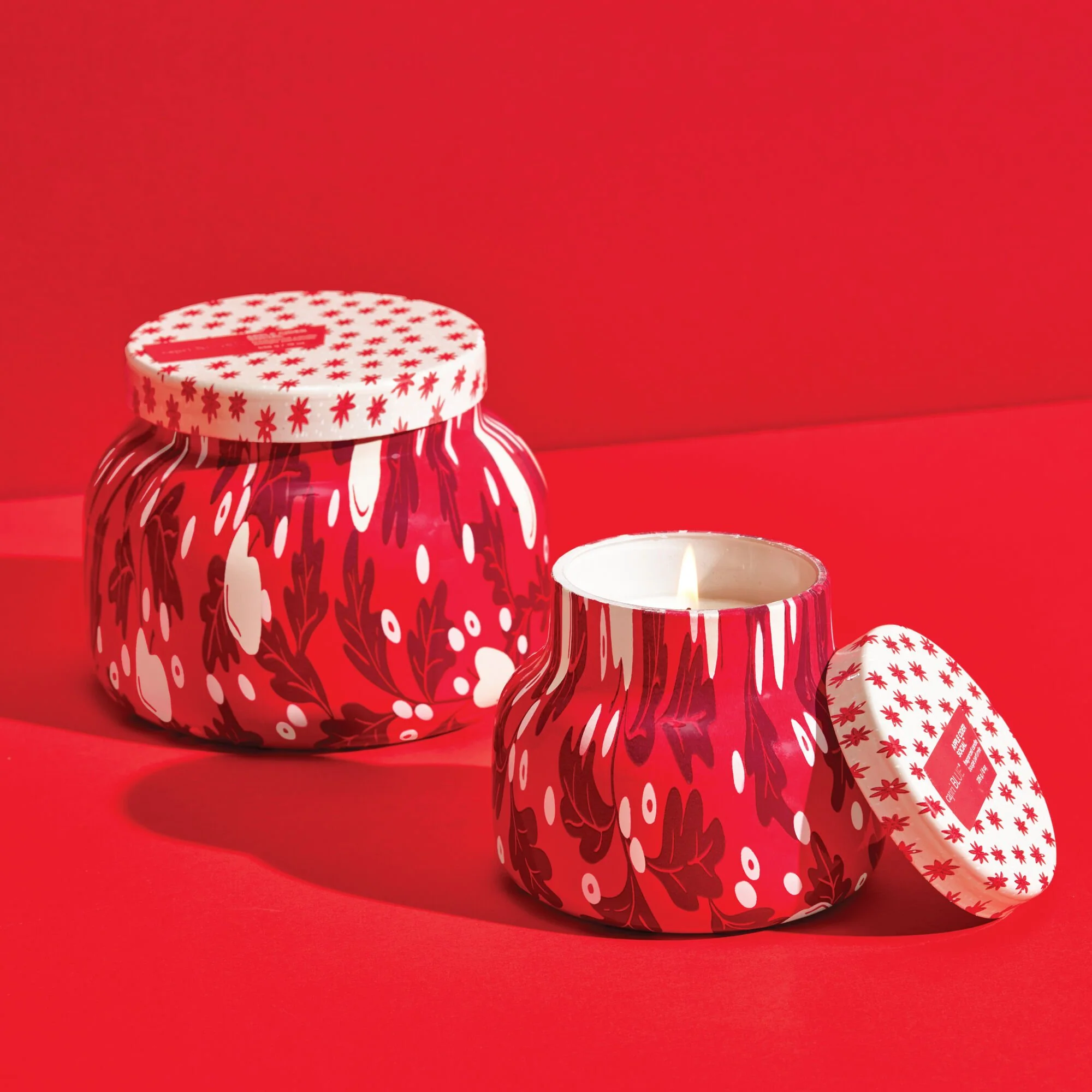 Apple Cider Social Holiday Pattern Play Petite Candle - Image 4
