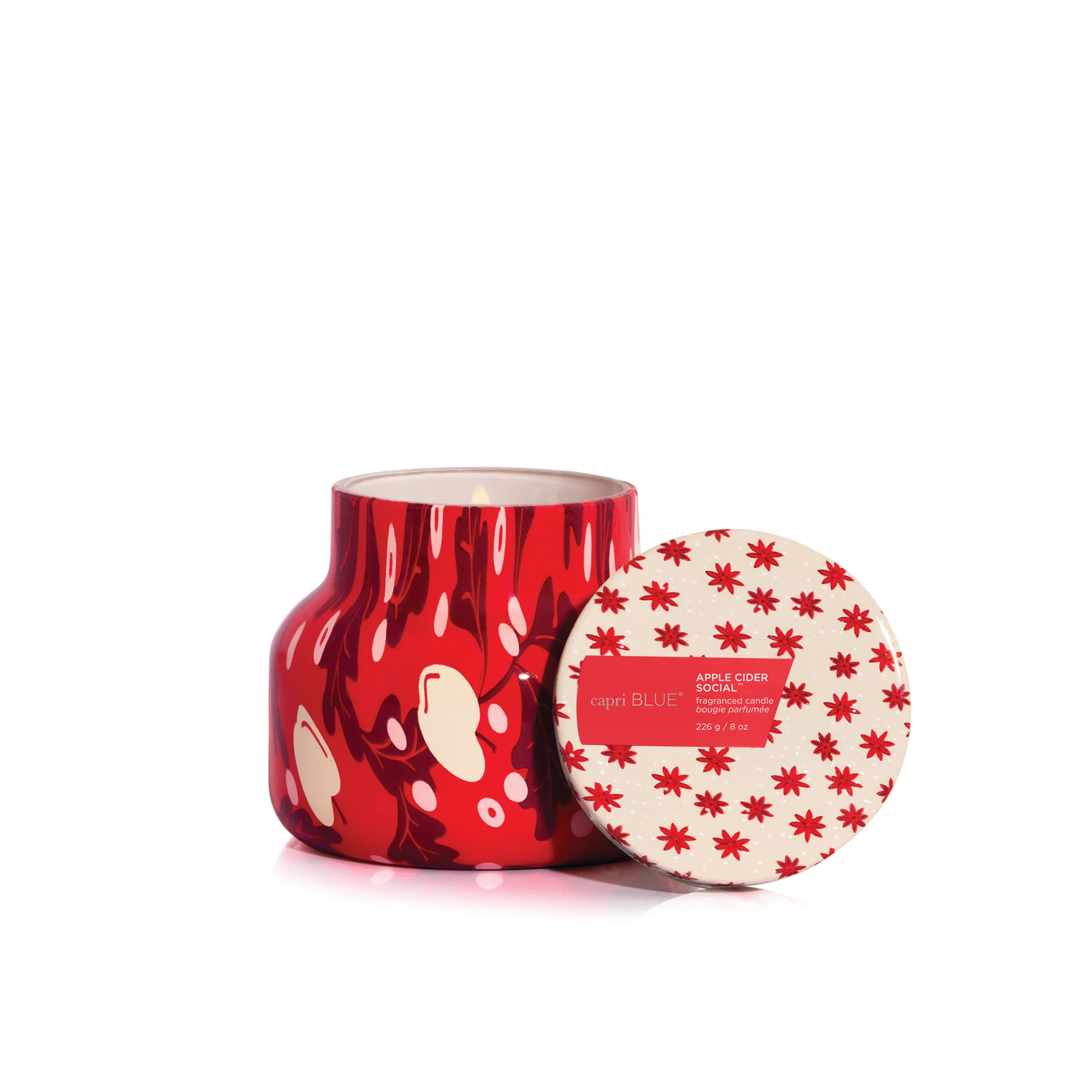 Apple Cider Social Holiday Pattern Play Petite Candle - Image 5