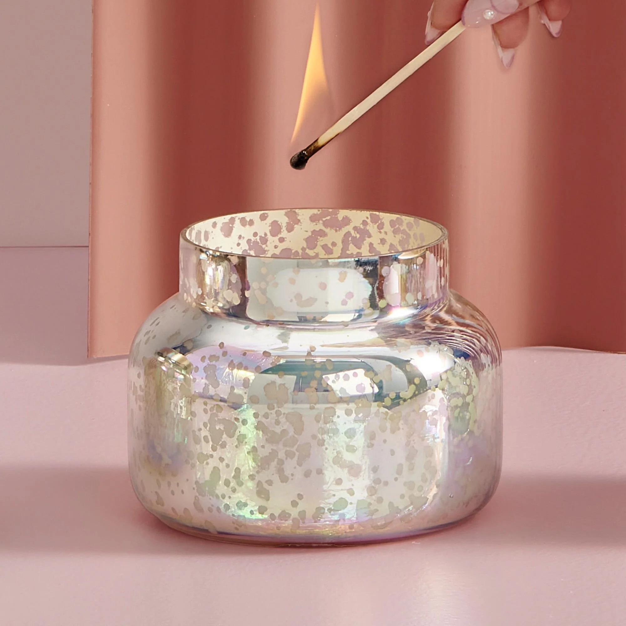 Blue Jean Mercury Iridescent Signature Candle - Image 2