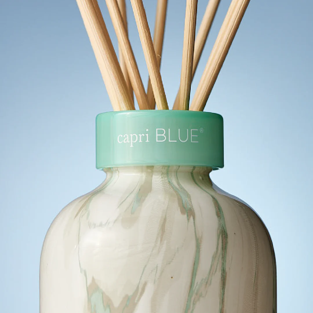 Coconut Santal Modern Marble Petite Reed Diffuser - Image 4