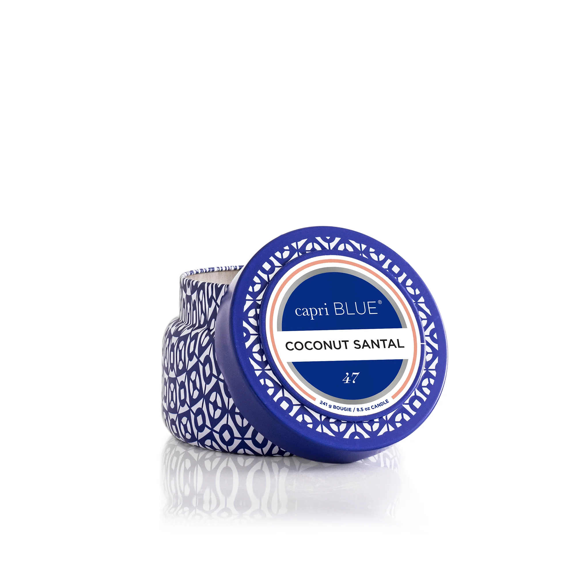 Coconut Santal Printed Travel Tin Candle - Image 2