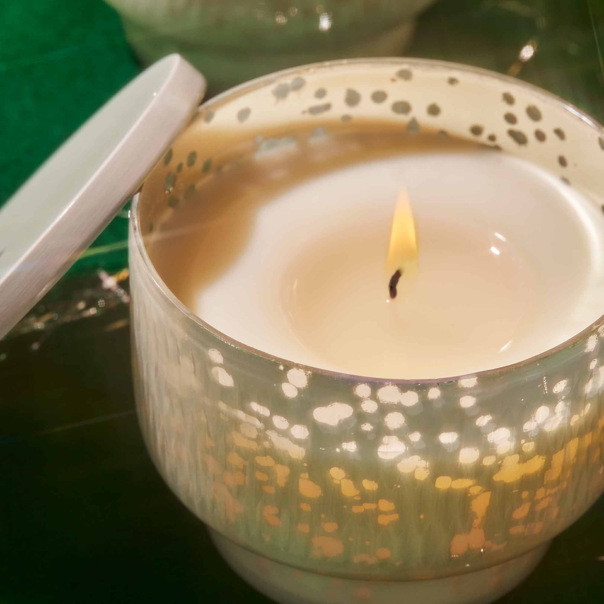 Crystal Pine Holiday Mercury Inverted Candle - Image 4