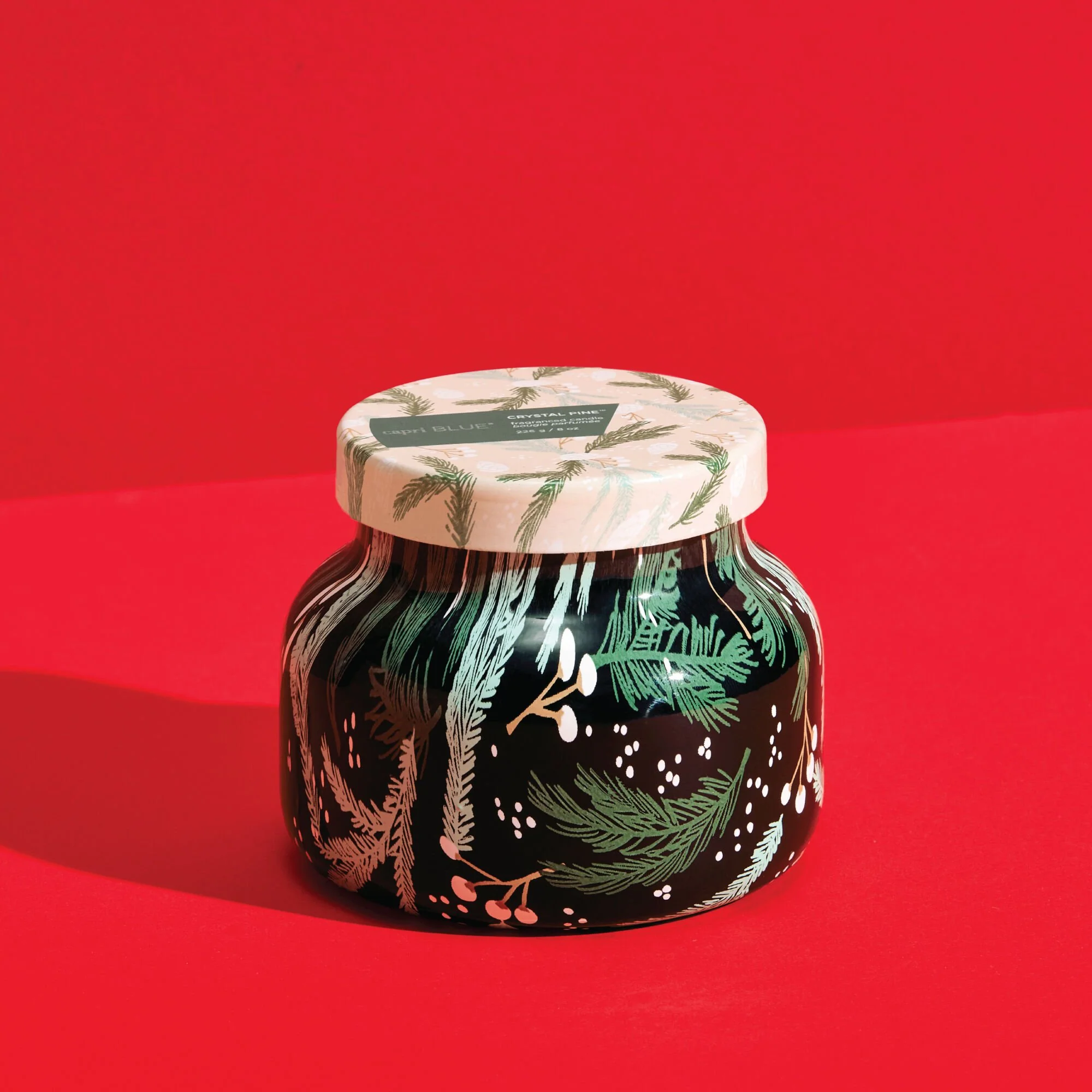 Crystal Pine Holiday Pattern Play Petite Candle - Image 3