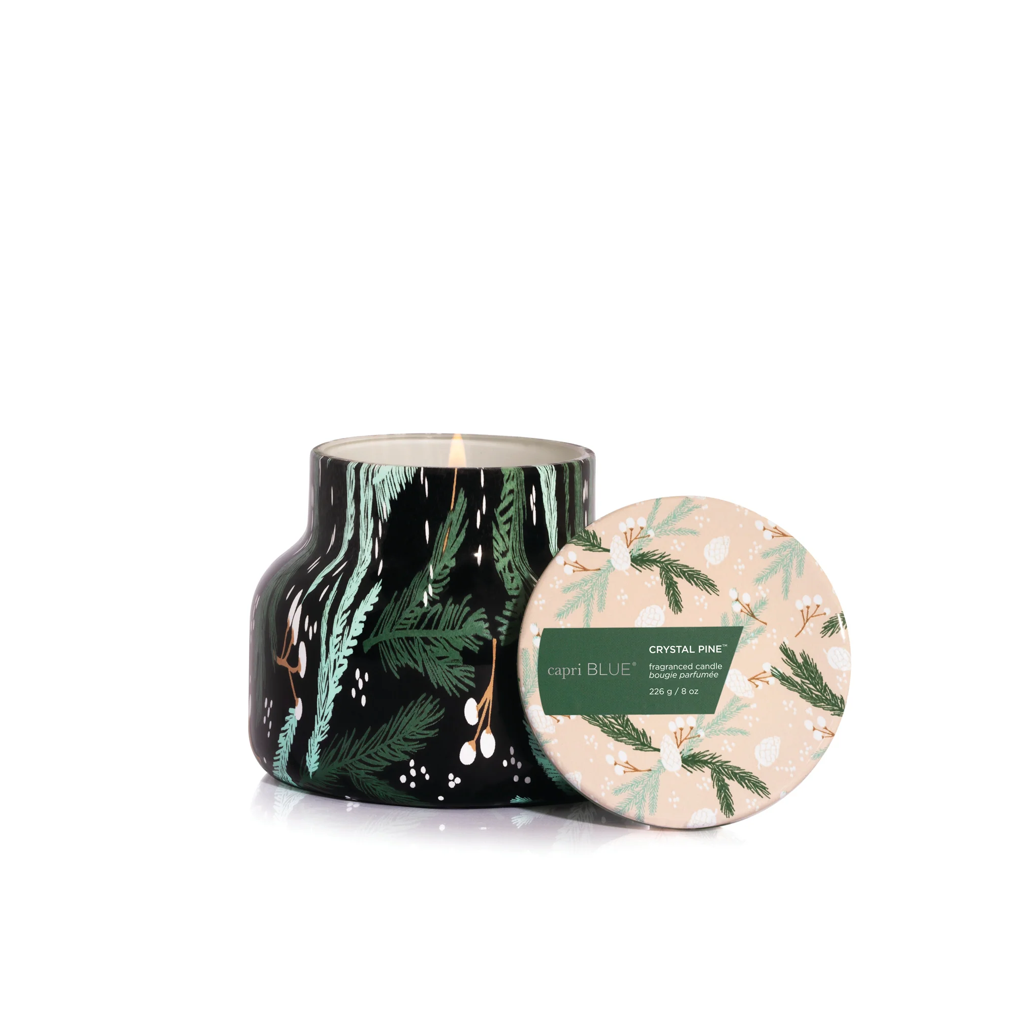 Crystal Pine Holiday Pattern Play Petite Candle - Image 5
