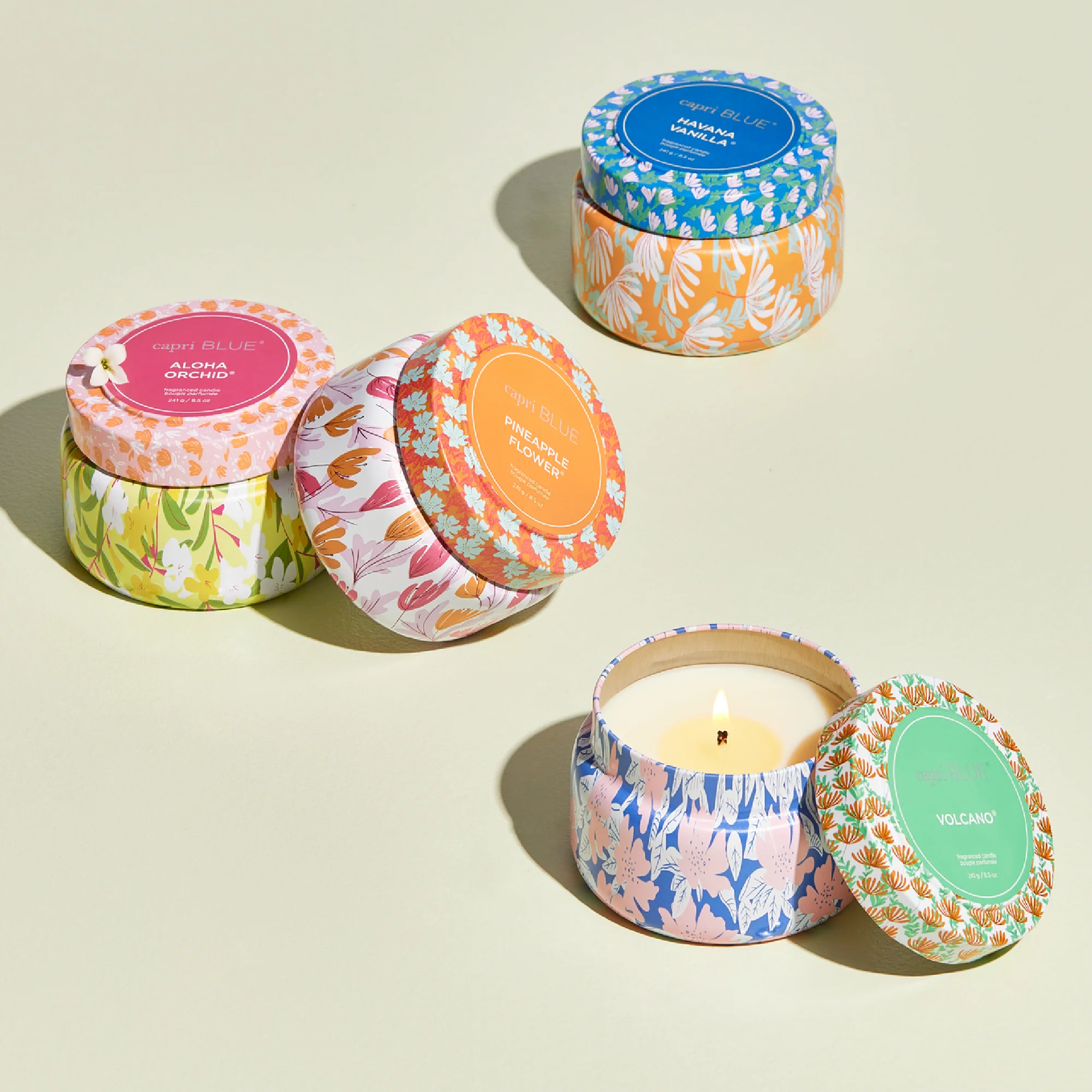 Havana Vanilla Pattern Play Printed Travel Tin Candle - Image 4