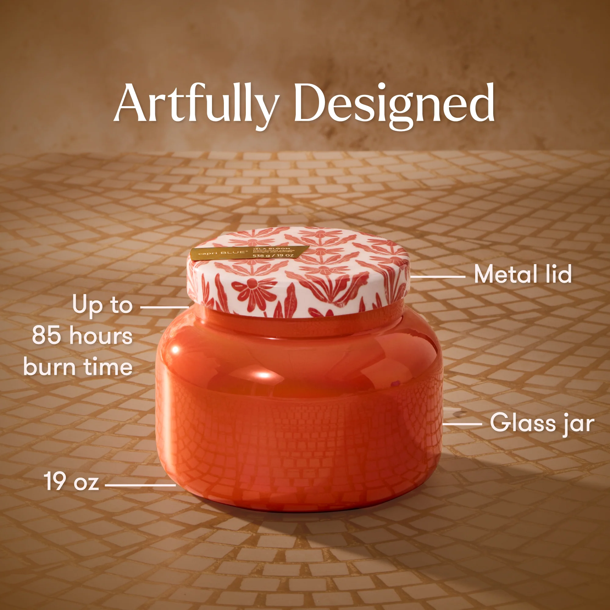 Isla Bloom Riviera Sunset Signature Candle - Image 4