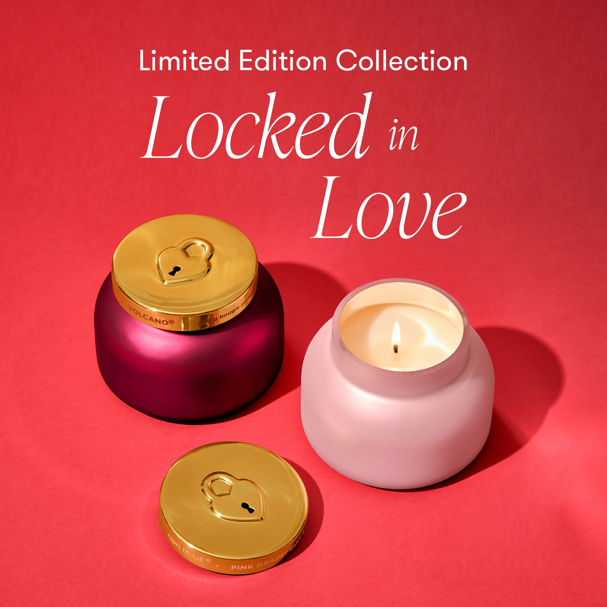 Pink Grapefruit & Prosecco Locked in Love Signature Candle - Image 7