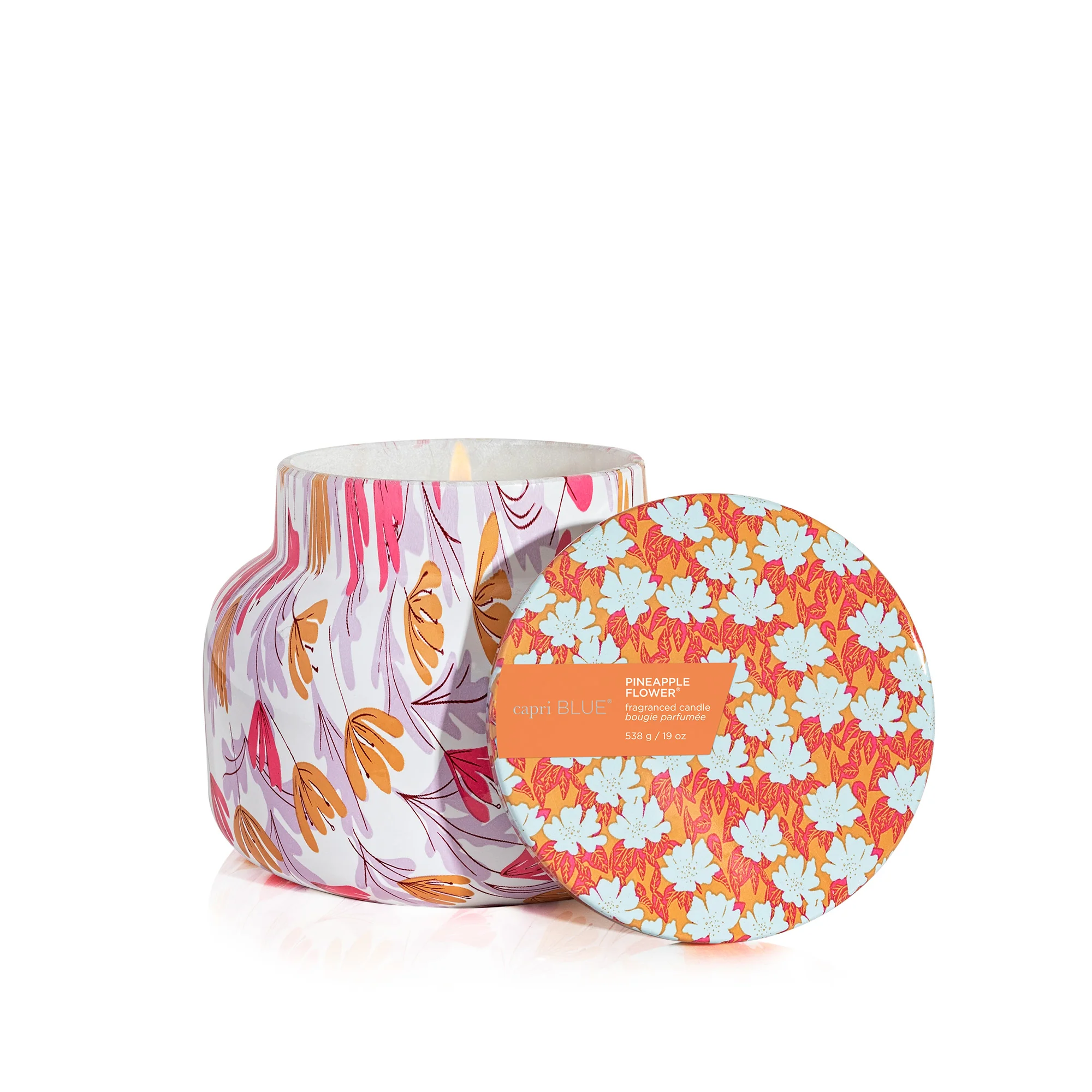 Pineapple Flower Pattern Play Signature Candle - Image 5