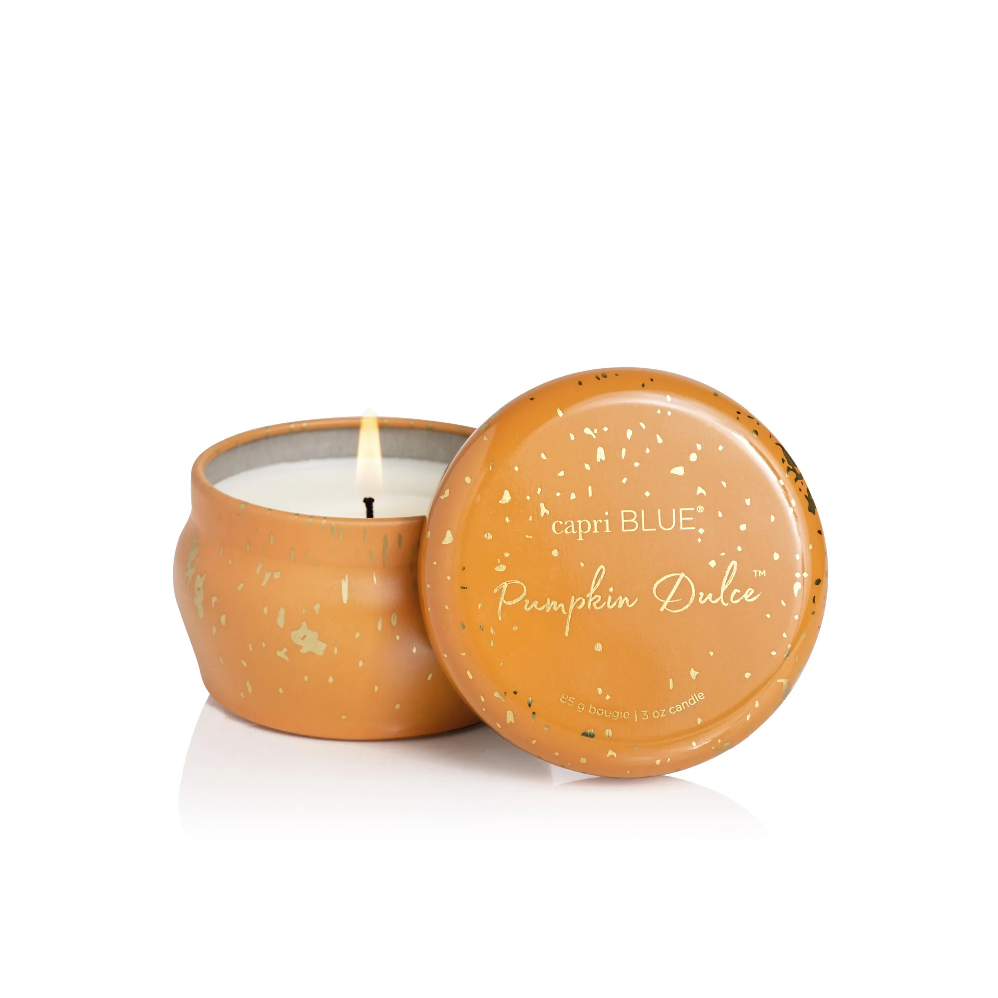 Pumpkin Dulce Glimmer Mini Tin Candle - Image 3