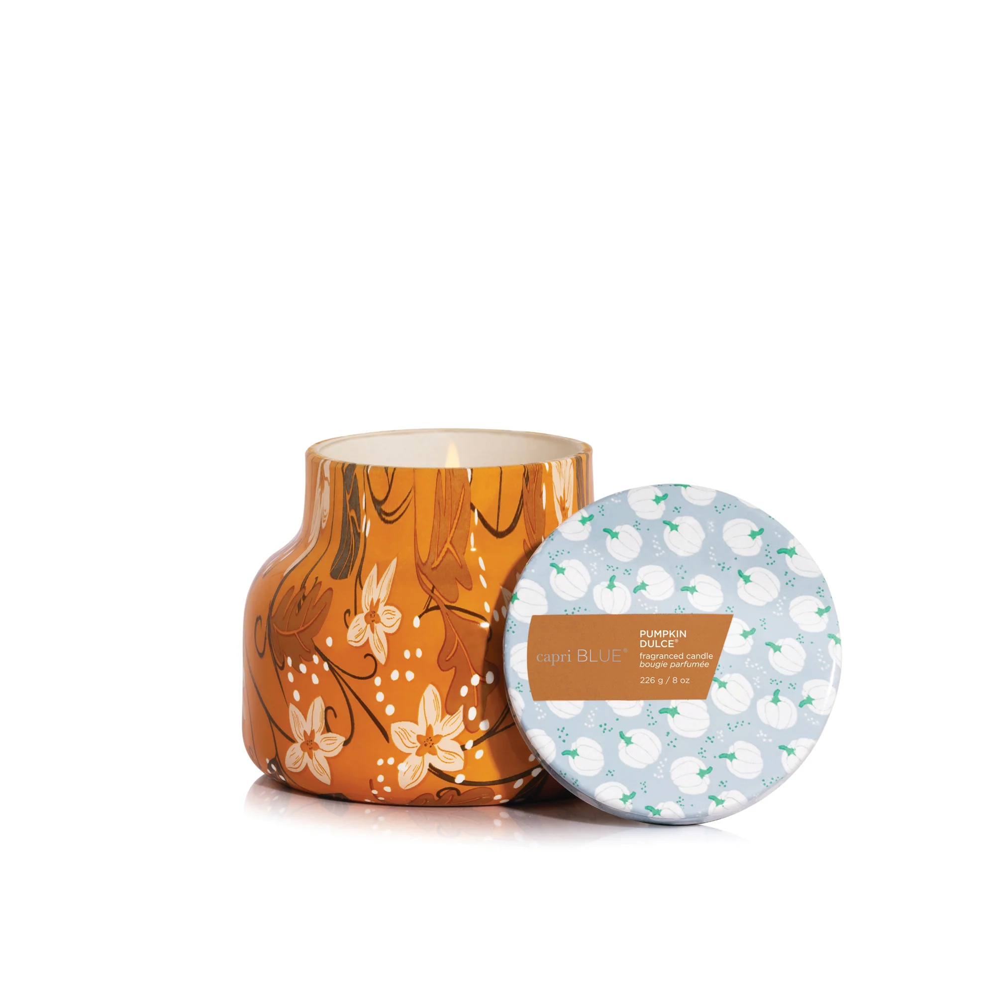 Pumpkin Dulce Holiday Pattern Play Petite Candle - Image 5