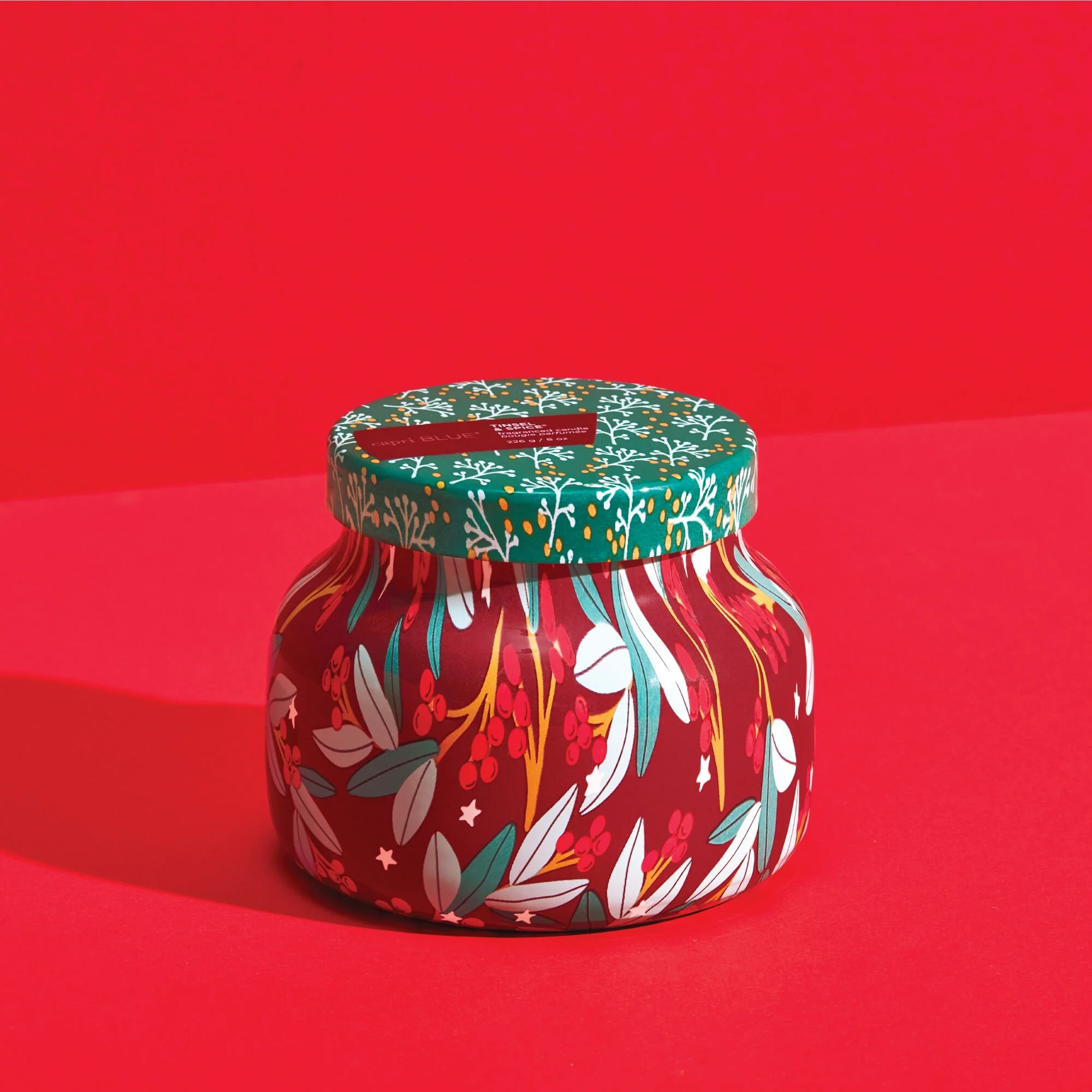 Tinsel & Spice Holiday Pattern Play Petite Candle - Image 3
