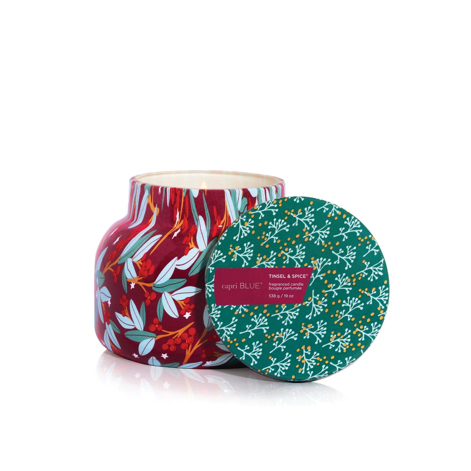 Tinsel & Spice Holiday Pattern Play Signature Candle - Image 5