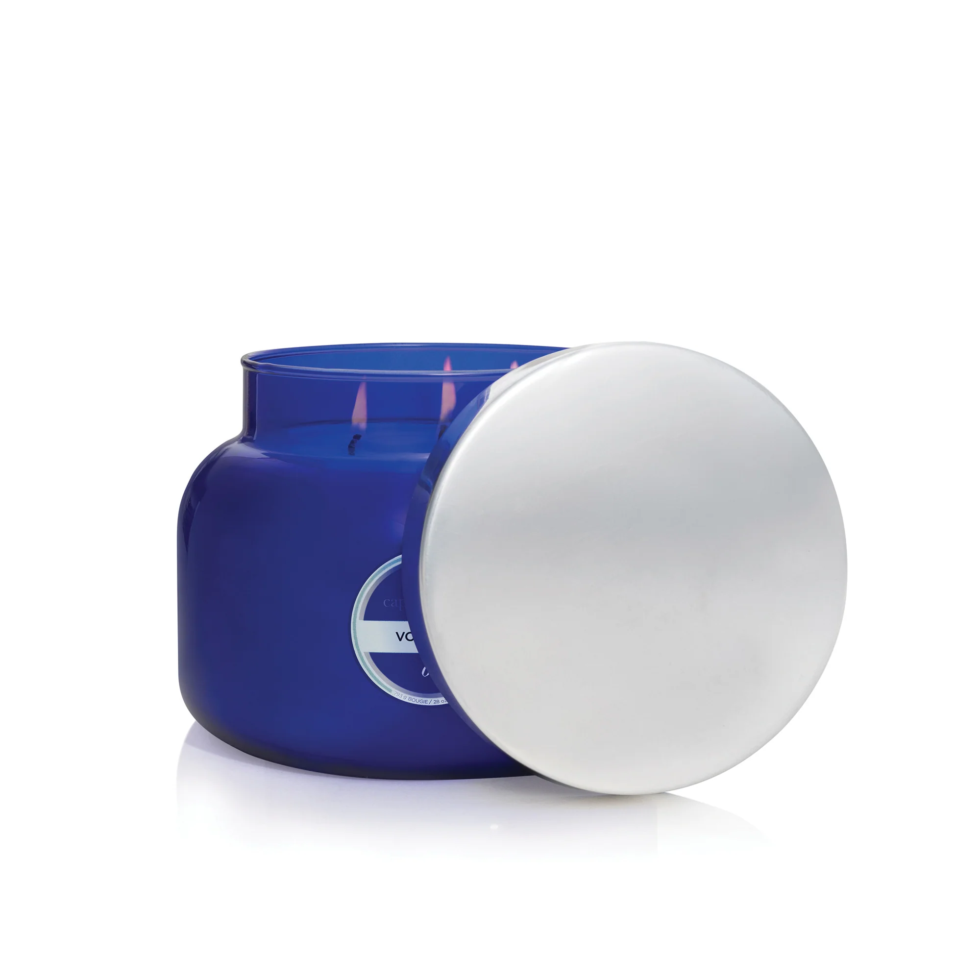 Volcano Blue Oversized Candle - Image 4