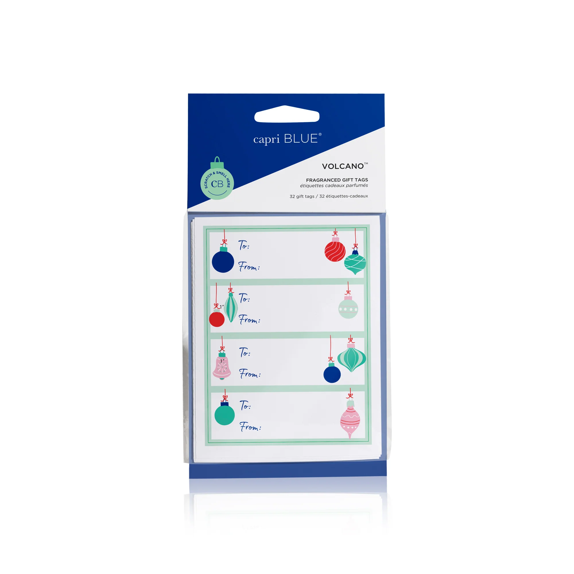 Volcano Fragranced Adhesive Gift Tags
