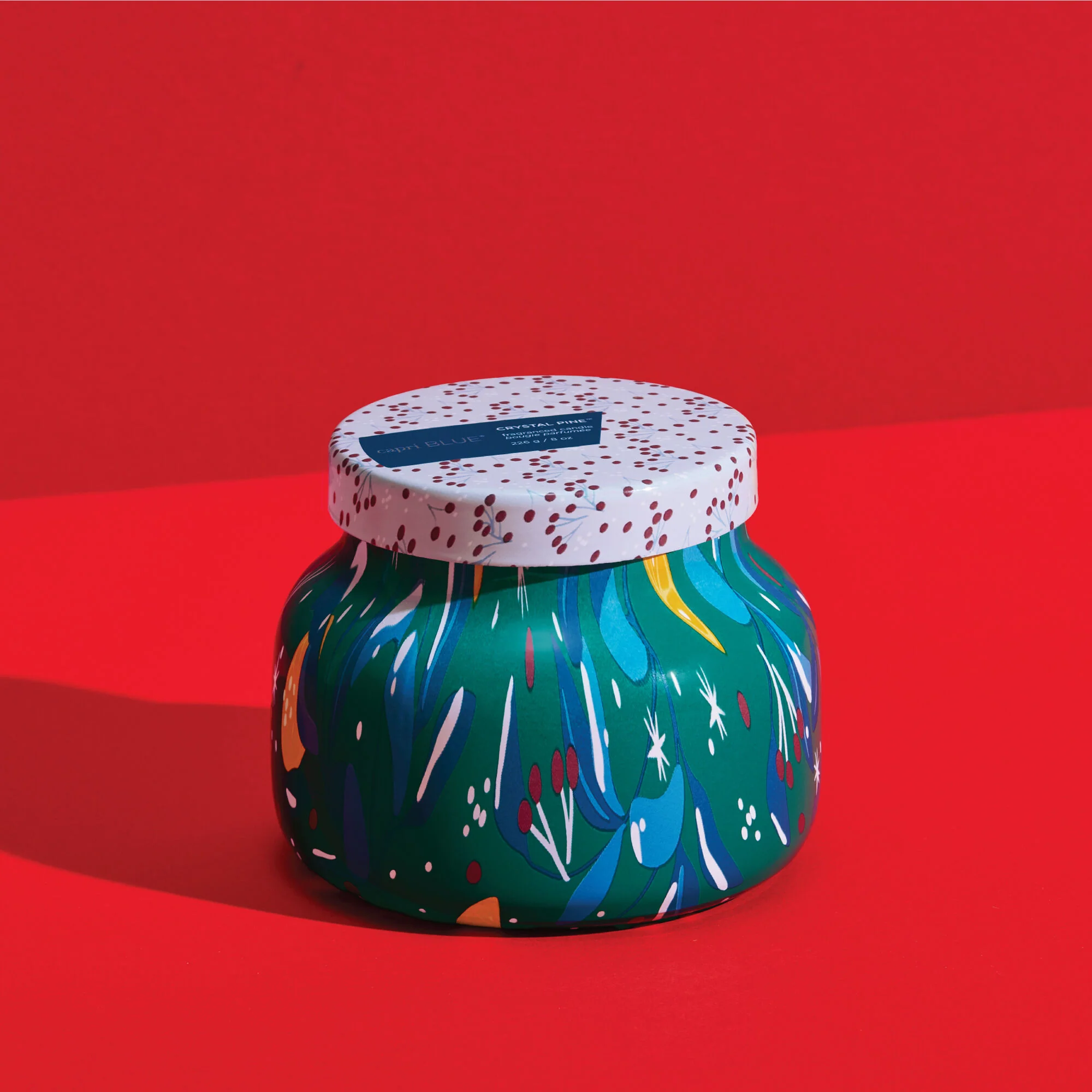Volcano Holiday Pattern Play Petite Candle - Image 3