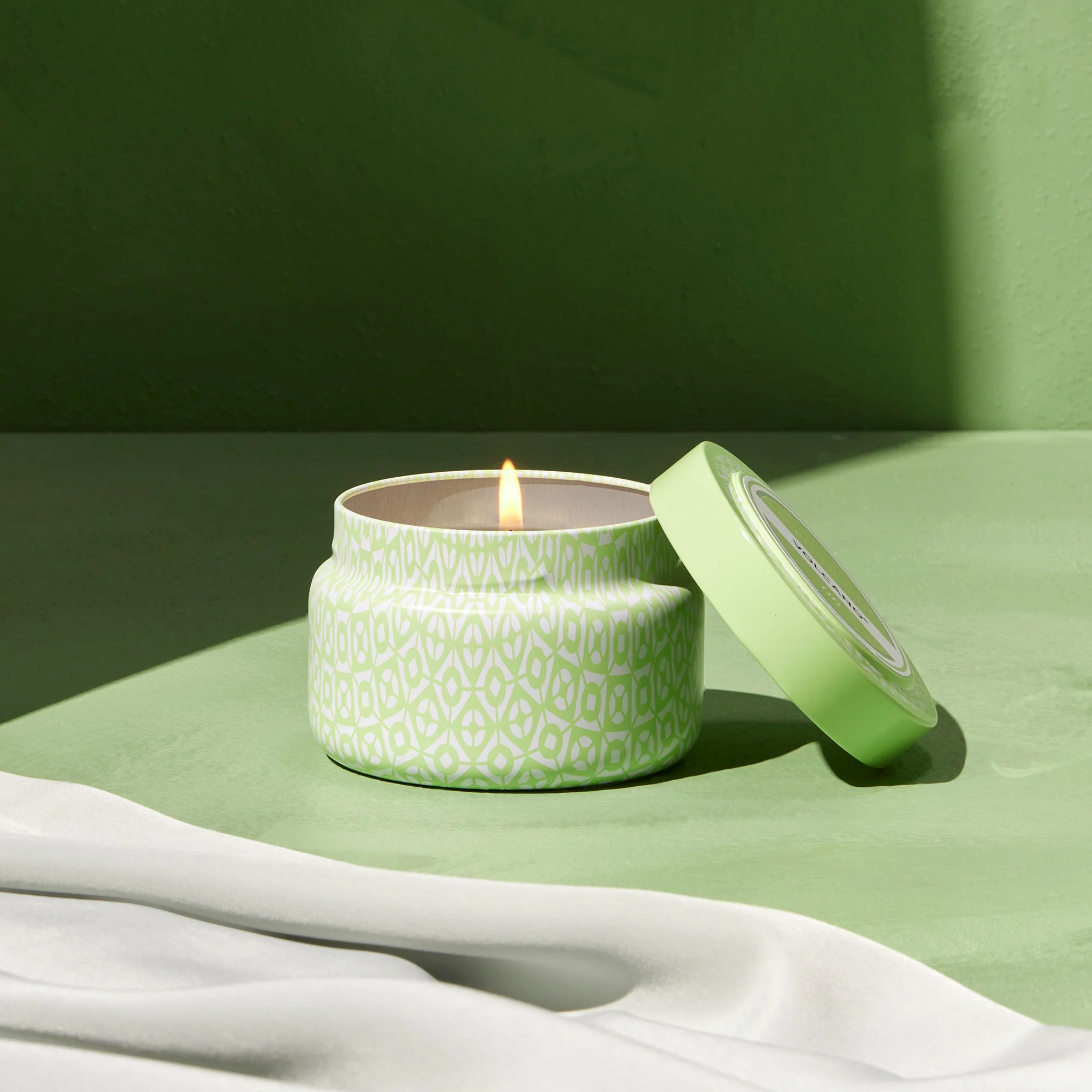 Volcano Iced Matcha Printed Travel Tin Candle - Image 2