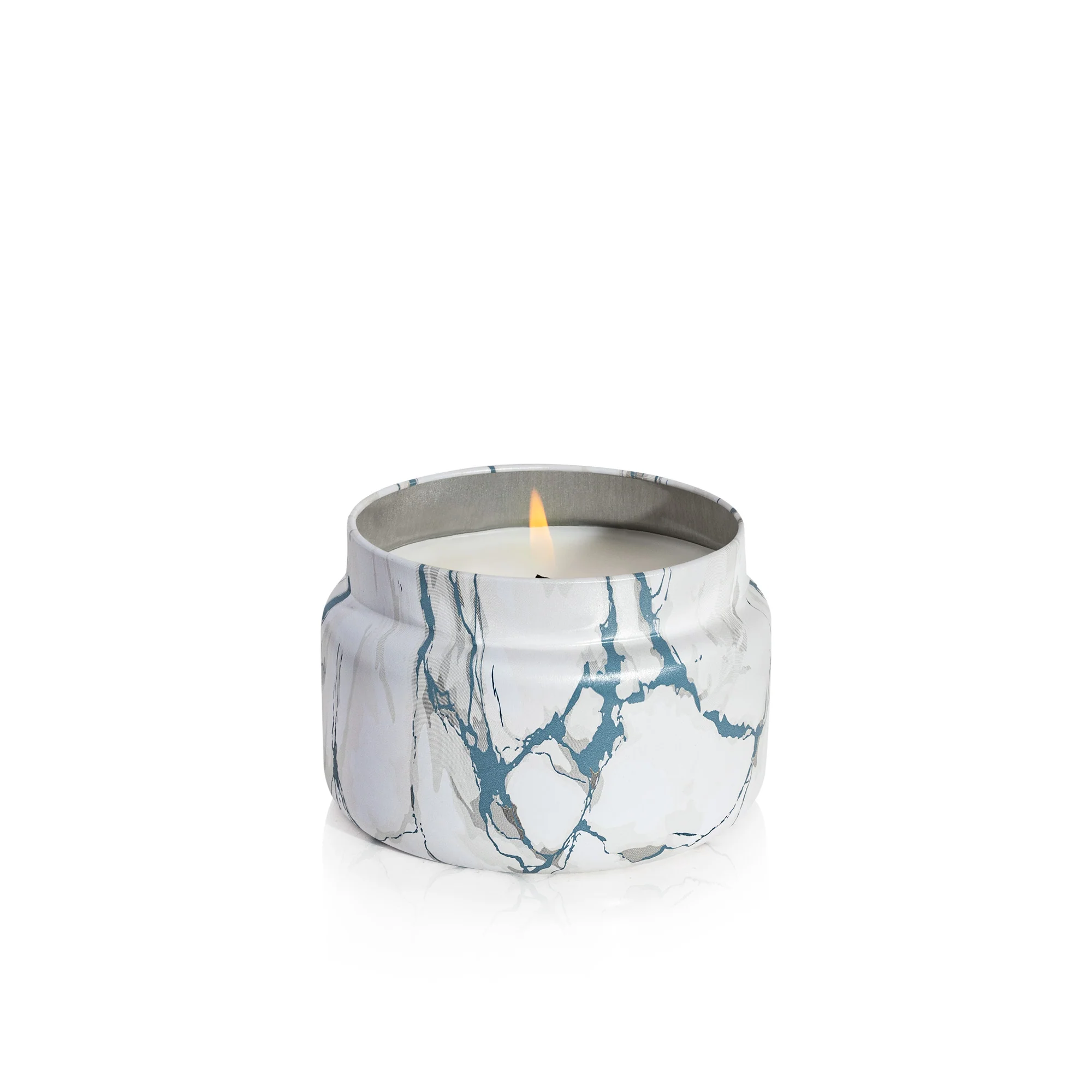 Volcano Modern Marble Printed Travel Tin Candle - Image 3