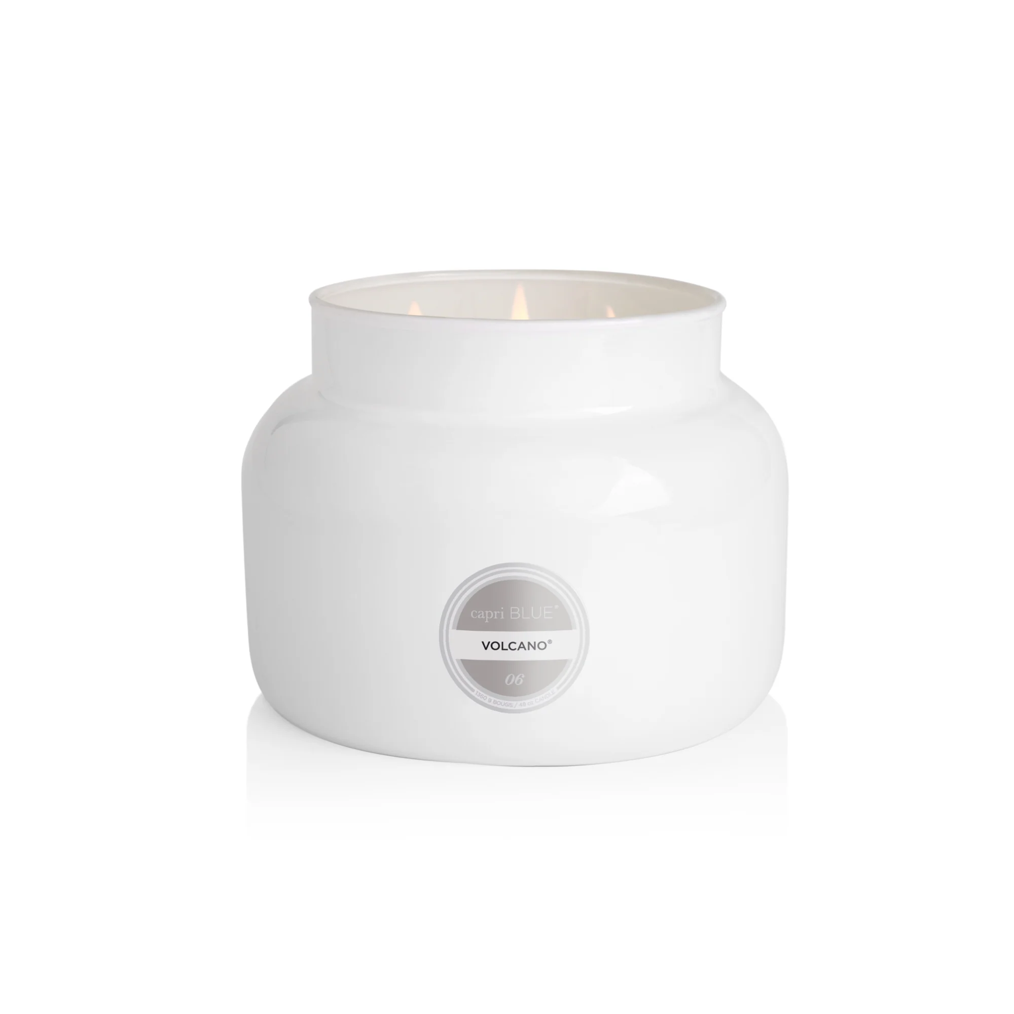 Volcano White Jumbo Candle - Image 2
